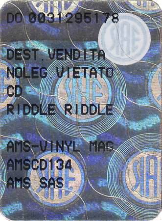 CD Riddle: Riddle.