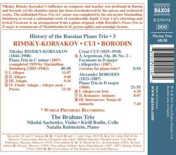 CD Nikolai Rimsky-Korsakov: History of the Russian Piano Trio • 3