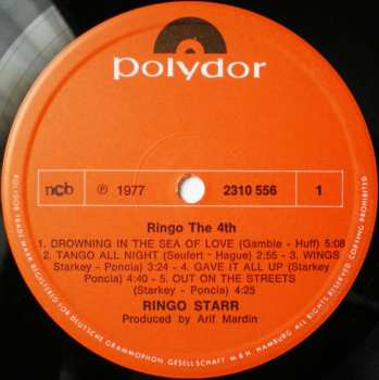 LP Ringo Starr: Ringo The 4th