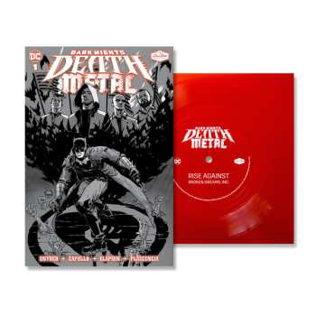 SP Rise Against: Dark Nights Death Metal #1 Soundtrack Special Edition - Rise AgainstT (Second Printing B/W Cover Variant) CLR