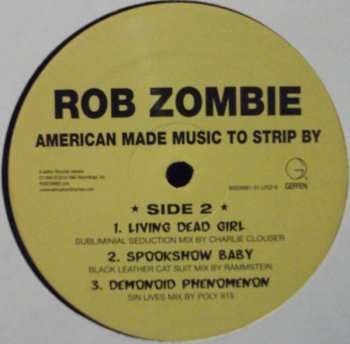 2LP Rob Zombie: American Made Music To Strip By