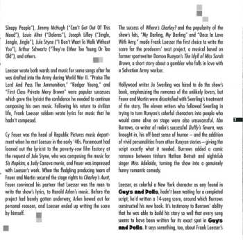 CD Vivian Blaine: Guys & Dolls: A Musical Fable Of Broadway