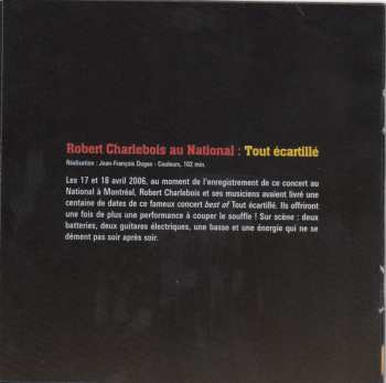 2CD Robert Charlebois: Tout Ecartillé - En Concert Au National