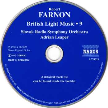 CD Slovak Radio Symphony Orchestra: British Light Music • 9