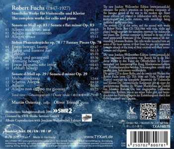 CD Robert Fuchs: The Complete Works For Cello And Piano