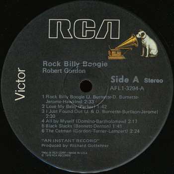 LP Robert Gordon: Rock Billy Boogie