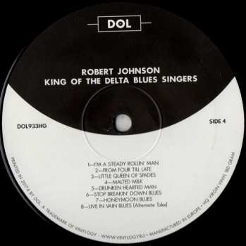 2LP Robert Johnson: King Of The Delta Blues Singers