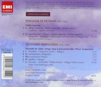 CD Leonard Bernstein: Serenade · Violin Concerto  
