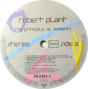 LP Robert Plant: The Principle Of Moments