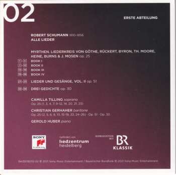 11CD/Box Set Robert Schumann: Alle Lieder