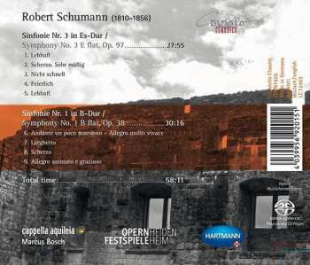 SACD Robert Schumann: Symphonies No. 3 & 1