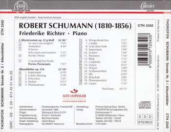 CD Robert Schumann: Sonate Op. 22 G-Moll. Albumblätter Op. 124