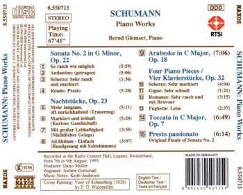 CD Robert Schumann: Piano Works