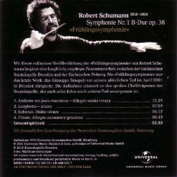 CD Robert Schumann: Symphonie Nr. 1 B-Dur Op. 38 "Frühlingssymphonie"
