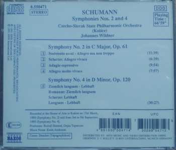 CD Robert Schumann: Symphonies Nos. 2 Op.61 / No. 4 Op. 120
