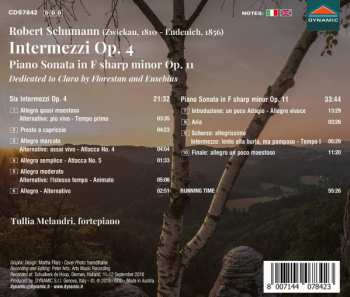 CD Robert Schumann: Intermezzi Op.4; Piano Sonata In F Sharp Minor Op. 11