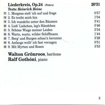 CD Robert Schumann: Dichterliebe, Op.48, Liederkreis, Op.24