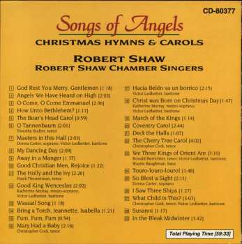 CD Robert Shaw: Songs Of Angels (Christmas Hymns & Carols)