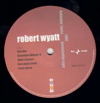 LP Robert Wyatt: Radio Experiment Rome, February 1981