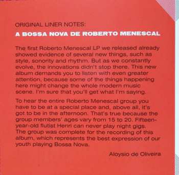 CD Roberto Menescal E Seu Conjunto: A Nova Bossa Nova LTD | DIGI