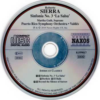 CD Roberto Sierra: Symphony No. 3 'La Salsa'