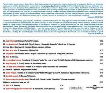 CD Robeurt Féneck & Le "Mad In Swing" Big Band: Robeurt Féneck & Le "Mad In Swing" Big Band