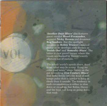 CD Robin Trower: Another Days Blues DIGI