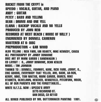 CD Rocket From The Crypt: Paint As A Fragrance