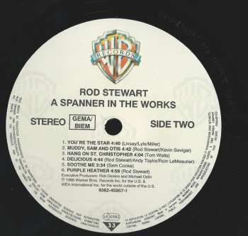 LP Rod Stewart: A Spanner In The Works