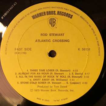LP Rod Stewart: Atlantic Crossing