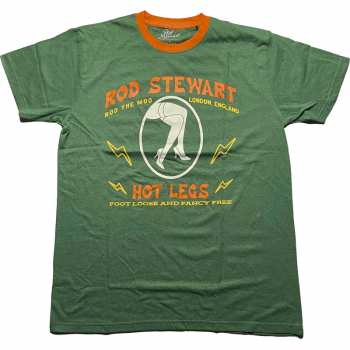 Merch Rod Stewart: Ringer T-shirt Hot Legs