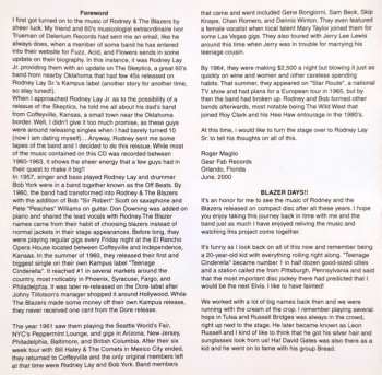 CD Rodney & The Blazers: The Complete Recordings 1960 -1964