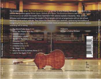 CD Rodney Whitaker: When We Find Ourselves Alone