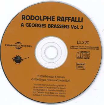 CD Rodolphe Raffalli: A Georges Brassens Vol. 2