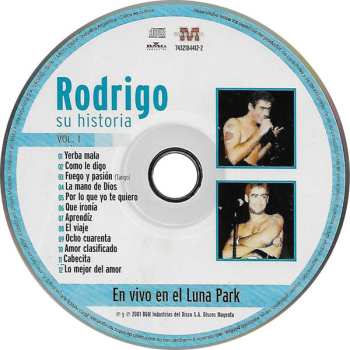 CD Rodrigo: Su Historia (Vol. 1) En vivo en el Luna Park