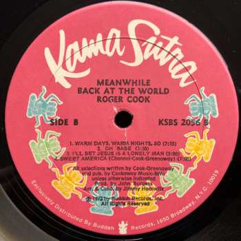 LP Roger Cook: Meanwhile Back At The World