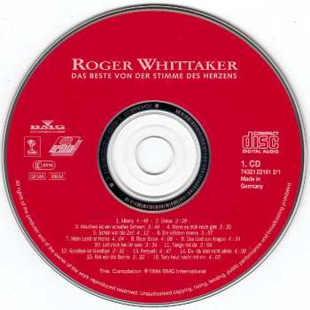2CD Roger Whittaker: Das Beste Von Der Stimme Des Herzens