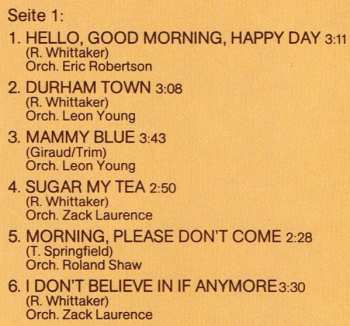 LP Roger Whittaker: My Favourite Songs
