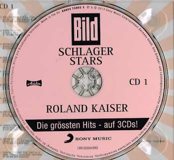 3CD Roland Kaiser: Bild Schlagerstars - Die Grössten Hits Auf 3CDs! DIGI