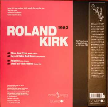LP Roland Kirk: Live At Ronnie Scott's (1963)
