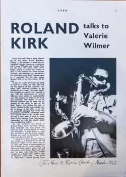 LP Roland Kirk: Live At Ronnie Scott's (1963)