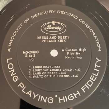 CD Roland Kirk: Reeds & Deeds