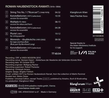 CD Klangforum Wien: Konstellationen / String Trio / Multiple 4 / Pluriel / Morendo