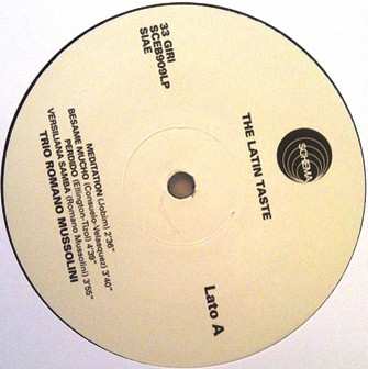 LP Romano Mussolini Trio: The Latin Taste