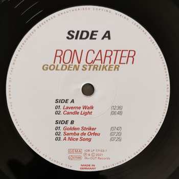 2LP Ron Carter: Golden Striker (Live At Theaterstübchen, Kassel) LTD | NUM