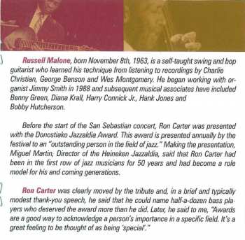 CD/DVD Russell Malone: San Sebastian DLX | LTD
