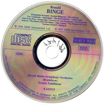 CD Slovak Radio Symphony Orchestra: British Light Music