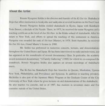 CD Ronnie Nyogetsu Seldin: Ichi On Buttsu (One Sound...Enlightenment) - Zen Meditation Music For Solo Shakuhachi