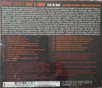 CD Ronnie Scott: Fast & Loose - Live In 1954
