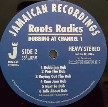LP The Roots Radics: Dubbing At Channel 1